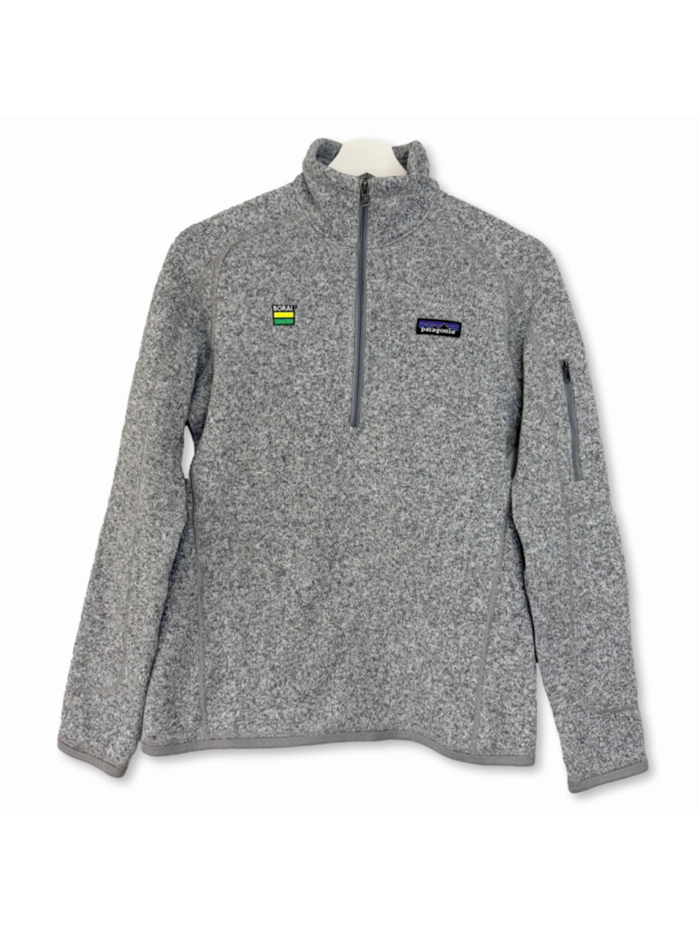 Patagonia Women's Small Gray Better Sweater Quarter Zip Pullover